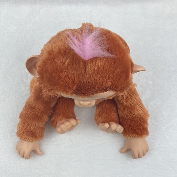 Hasbro Piper Fur Real Interactive Brown Plush Monkey Toy 14” - Picture 6 of 11